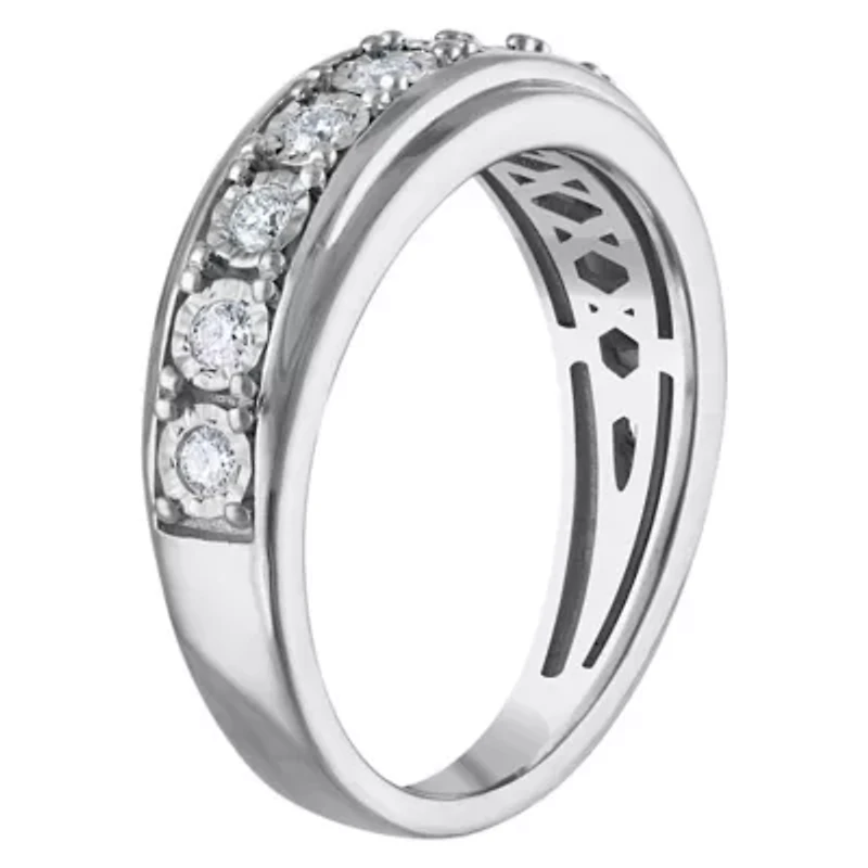 Lab Created Sterling Silver Created Moissanite Tennis Bracelet