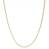 Sterling Silver 1.6mm Curb Chain Bracelet