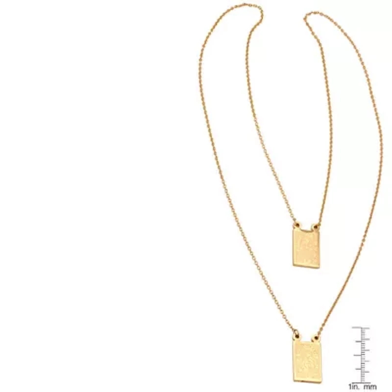 Stainless steel religious necklace