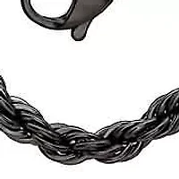 Men's stainless steel rope chain necklace