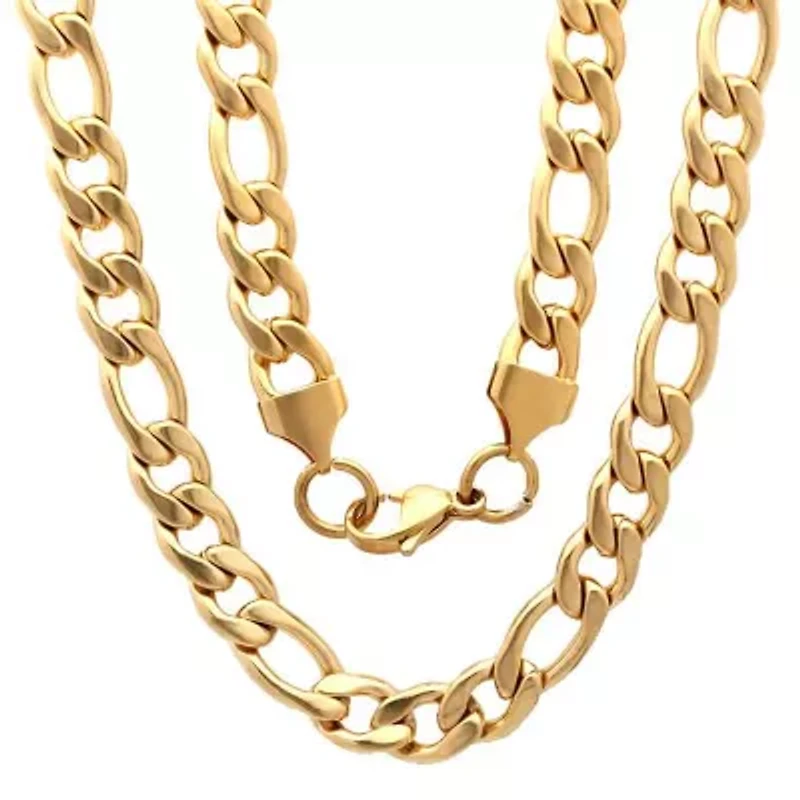 Men's stainless steel 24" Franco chain necklace