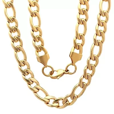 Men's stainless steel 24" Franco chain necklace