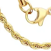 Men's stainless steel rope necklace chain