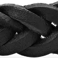Men's braided leather bracelet