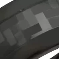 Men's titanium ring with black carbon fiber design