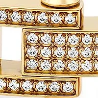 Lab Created Men's stainless steel and simulated diamonds tennis link bracelet