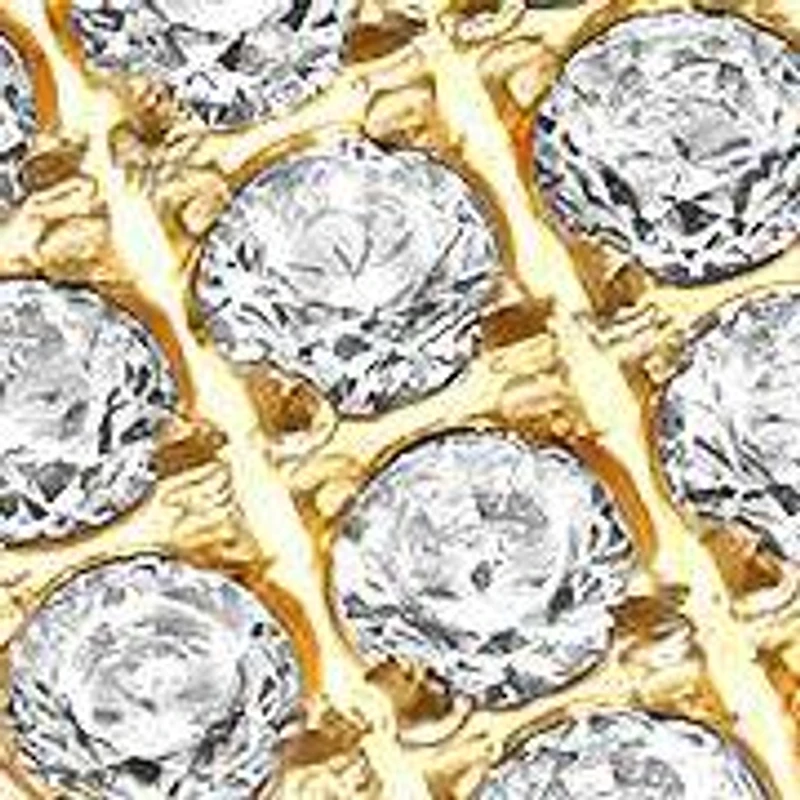 Lab Created Men's stainless steel simulated diamond signet ring