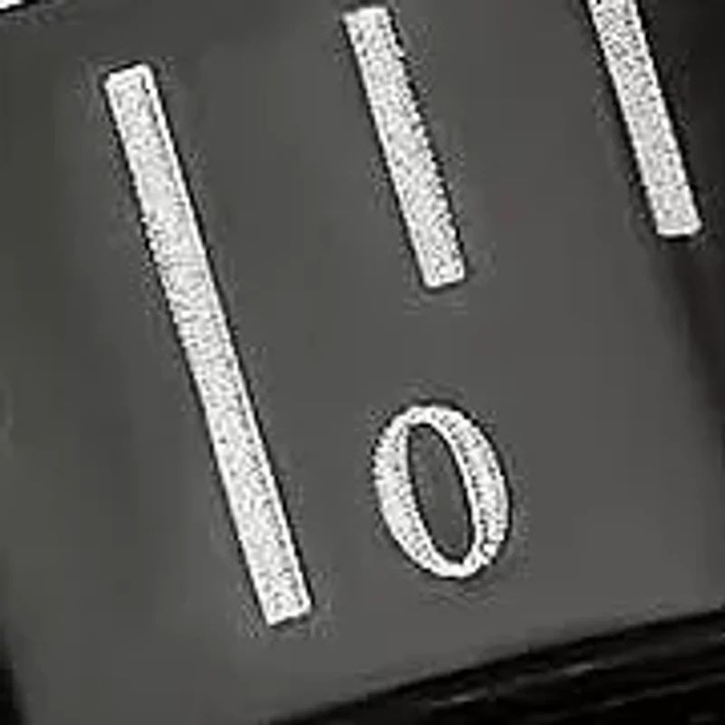 Men's two tone black ip and stainless steel ruler spinner band ring