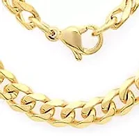 Men's stainless steel cuban chain necklace