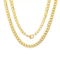 Men's stainless steel cuban chain necklace