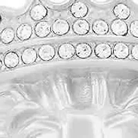 Men's 18k gold plated stainless steel thick cuban link chain necklace with simulated diamonds clasp