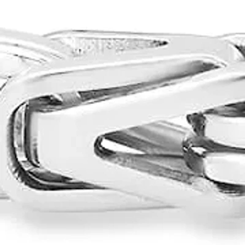 Men's stainless steel byzantine link bracelet