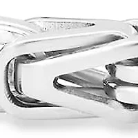 Men's stainless steel byzantine link bracelet