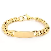 Men's stainless steel chain bracelet