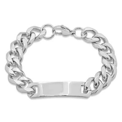 Men's stainless steel chain bracelet