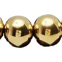 Men's set of 2 18k gold plated stainless steel tiger eye beaded and brown leather tiger eye beaded bracelets.