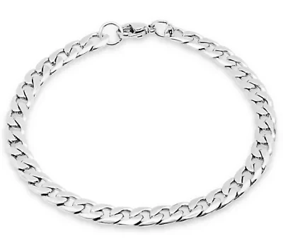 Men's stainless steel cuban link bracelet
