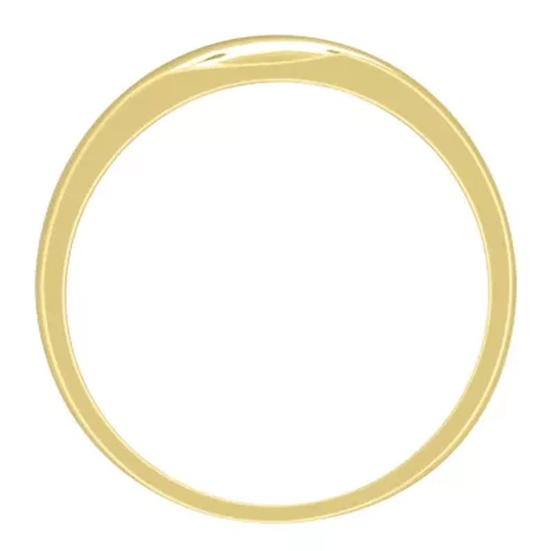 1/4ct. t.w. Diamond  Satin Finish Men's Ring in 10K Yellow Gold