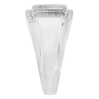 1/2ct. t.w. Diamond Men's Ring in 10K White Gold