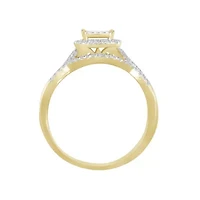 1/4ct. t.w. Diamond Bridal Set in 10K Yellow Gold