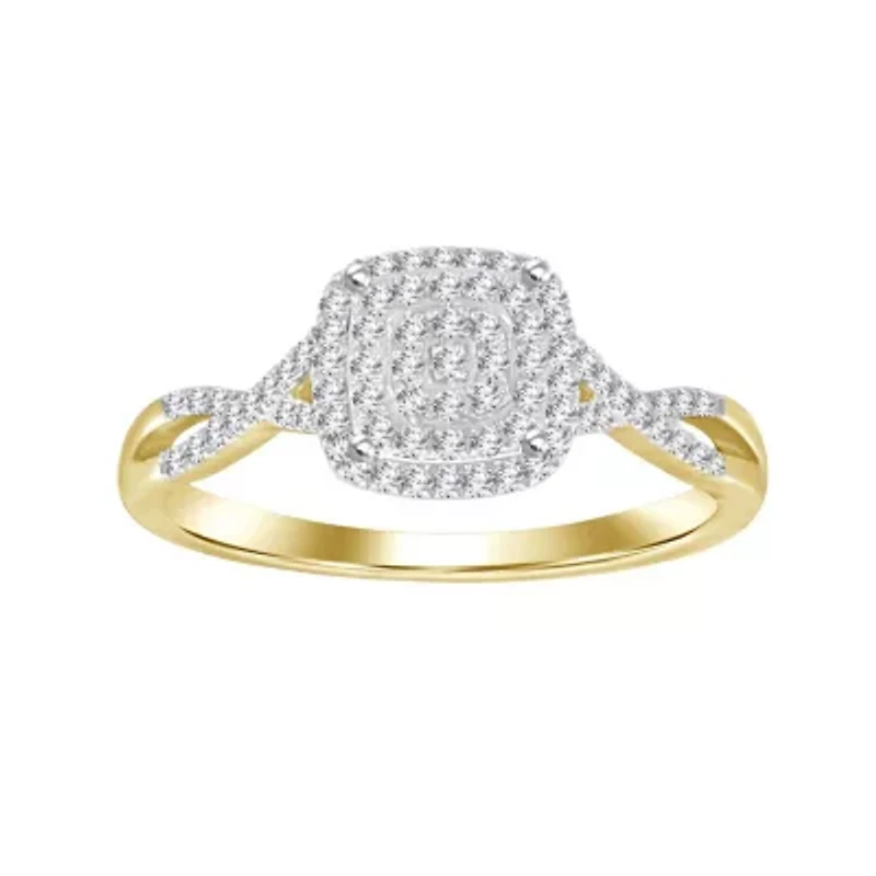 1/4ct. t.w. Diamond Bridal Set in 10K Yellow Gold