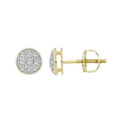 1/20ct. t.w. Diamond Stud Earring in 10K Yellow Gold