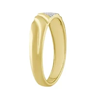 1/20ct. t.w. Diamond Men's Band in 10K Yellow Gold