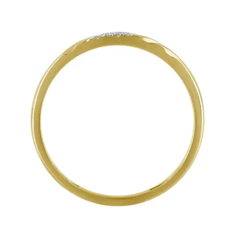 1/20ct. t.w. Diamond Men's Band in 10K Yellow Gold