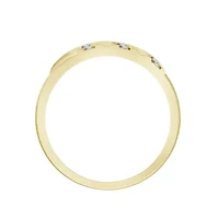 0.03ct. t.w. Diamond Men's Band in 10K Yellow Gold