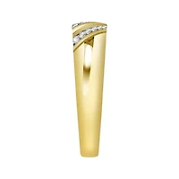 0.03ct. t.w. Diamond Men's Band in 10K Yellow Gold