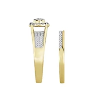 1/3ct. t.w. Diamond Bridal Set in 10K Yellow Gold