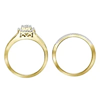 1/3ct. t.w. Diamond Bridal Set in 10K Yellow Gold