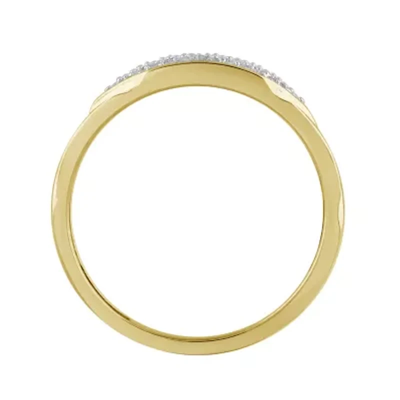 1/5ct. t.w. Diamond Men's Band in 10K Yellow Gold