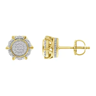 1/6ct. t.w. Diamond Stud Earring in 10K Yellow Gold