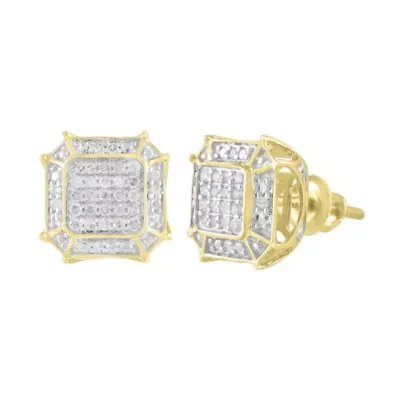 1/6ct. t.w. Diamond Stud Earring in 10K Yellow Gold