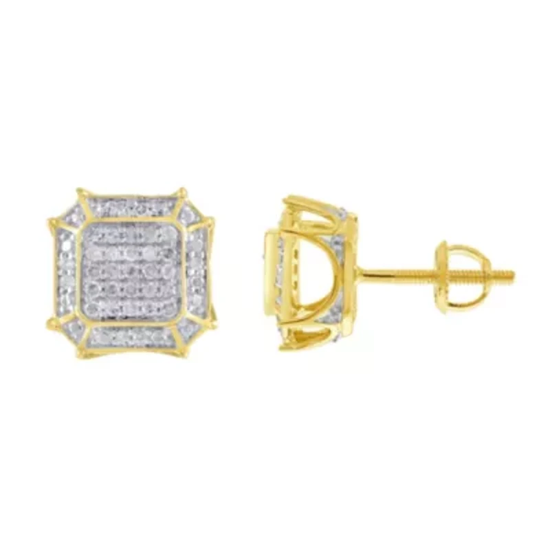 1/6ct. t.w. Diamond Stud Earring in 10K Yellow Gold