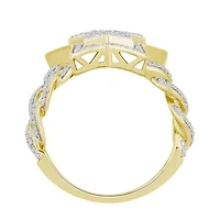 3/4ct. t.w. Diamond Men's Ring in 10K Yellow Gold
