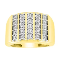 1/2ct. t.w. Diamond Men's Ring in 10K Yellow Gold