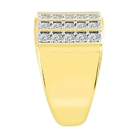 1/2ct. t.w. Diamond Men's Ring in 10K Yellow Gold