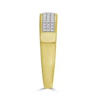 1/10ct. t.w. Diamond Men's Band in 10K Yellow Gold