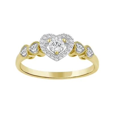 1/6ct. t.w. Diamond Ladies Ring in 10K Yellow Gold