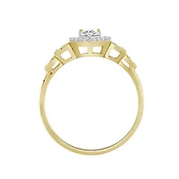 1/6ct. t.w. Diamond Ladies Ring in 10K Yellow Gold