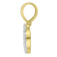 1/2ct. t.w. Diamond Boss Men's Charm in 10K Yellow Gold