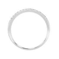 1/10ct. t.w. Diamond Ladies Band in 10K White Gold