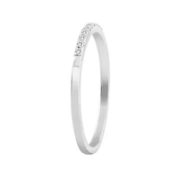 1/10ct. t.w. Diamond Ladies Band in 10K White Gold
