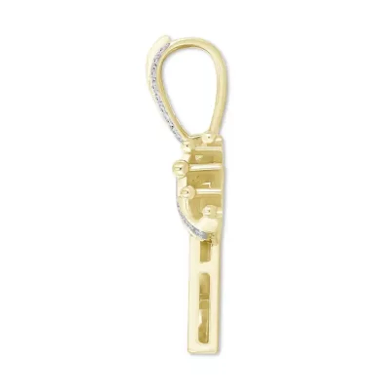 1/2ct. t.w. Diamond King Men's Charm in 10K Yellow Gold