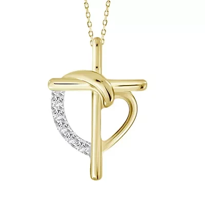 0.02ct. t.w. Diamond Pendant Neckace in 10K Yellow Gold