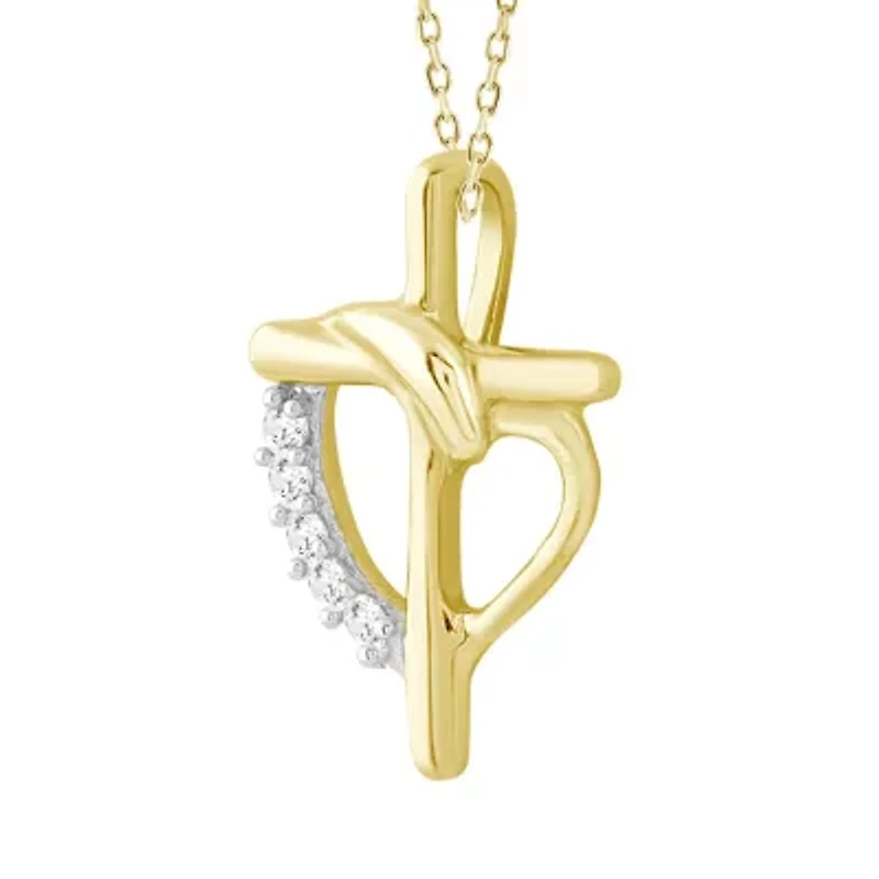 0.02ct. t.w. Diamond Pendant Neckace in 10K Yellow Gold