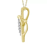 0.02ct. t.w. Diamond Pendant Neckace in 10K Yellow Gold