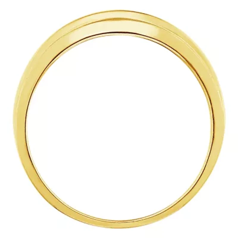 1/6ct. t.w. Diamond Men's Band in 10K Yellow Gold